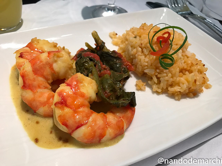 a plate of food on a table
