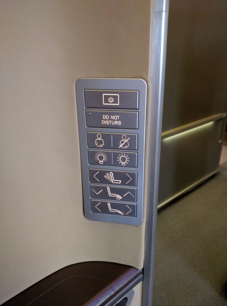 a close up of a seat