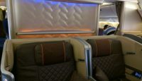 a seat in a plane
