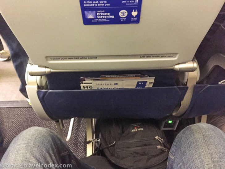 Economy Plus legroom