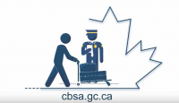 a man pushing a cart with a person pushing it