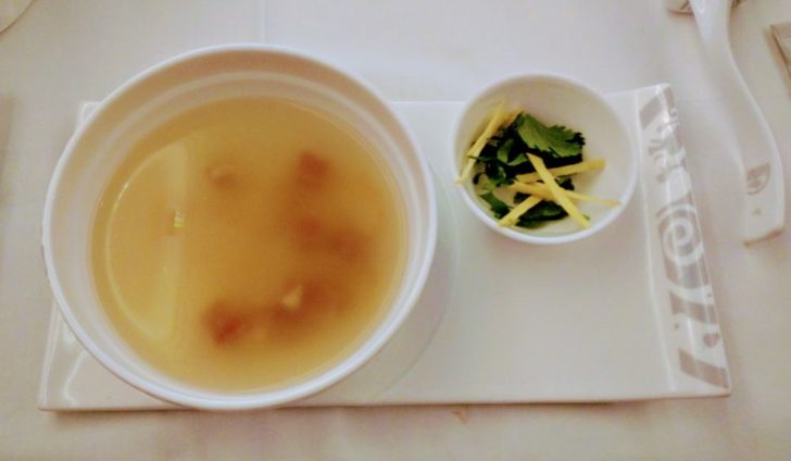 Hainan Business Class soup