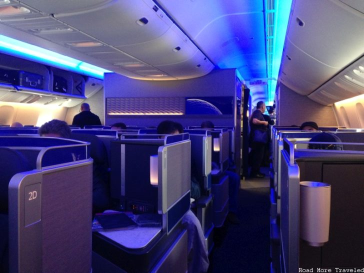 United Polaris Business Class Interior