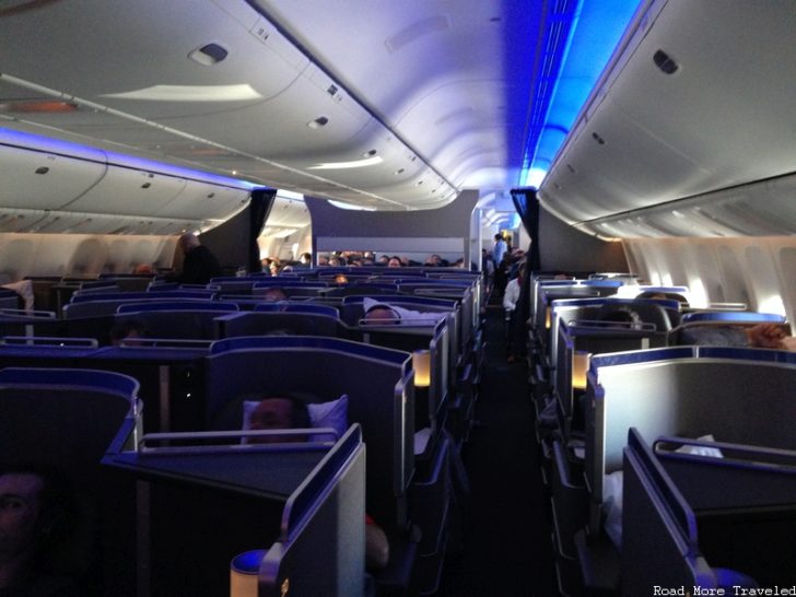 United Polaris Business Class Interior