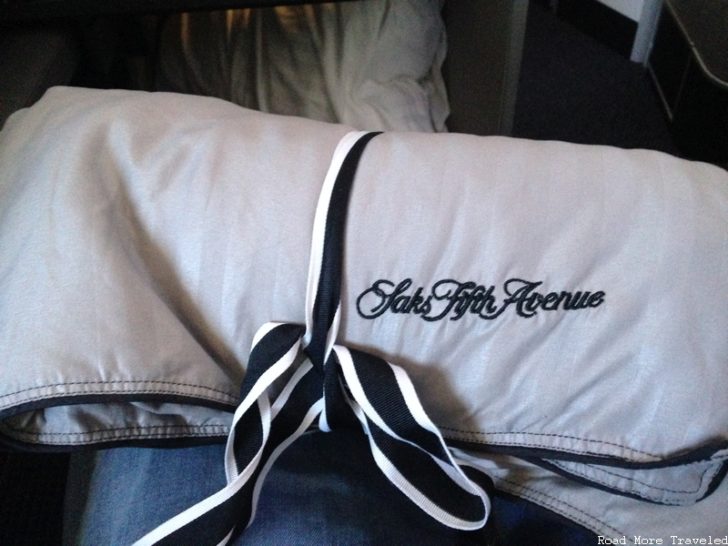 Saks Fifth Avenue blanket and pillow