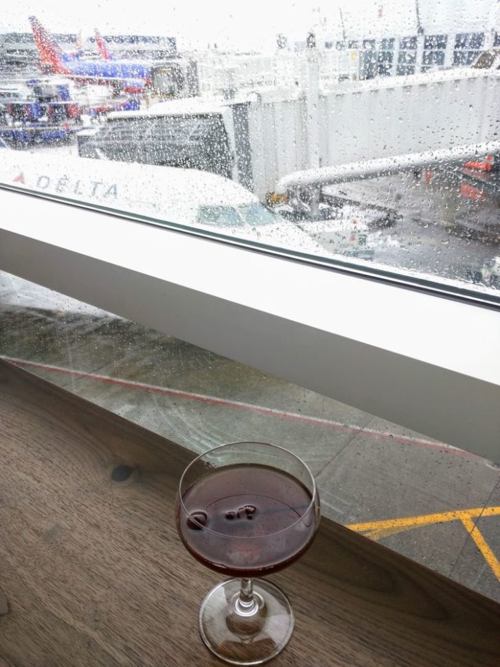 Seattle Centurion Lounge drink