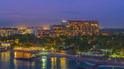 a hotel on the beach