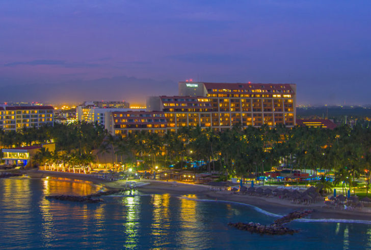 a hotel on the beach