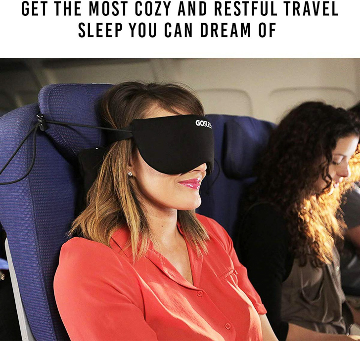 a woman wearing a blindfold