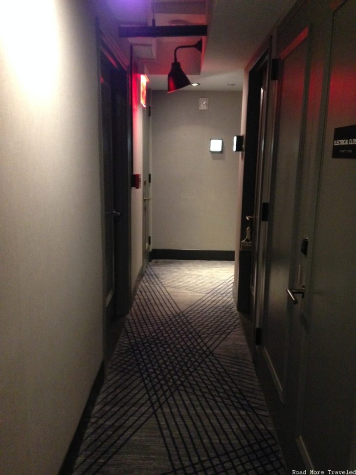 The Renwick Hotel New York City - corridor mood lighting