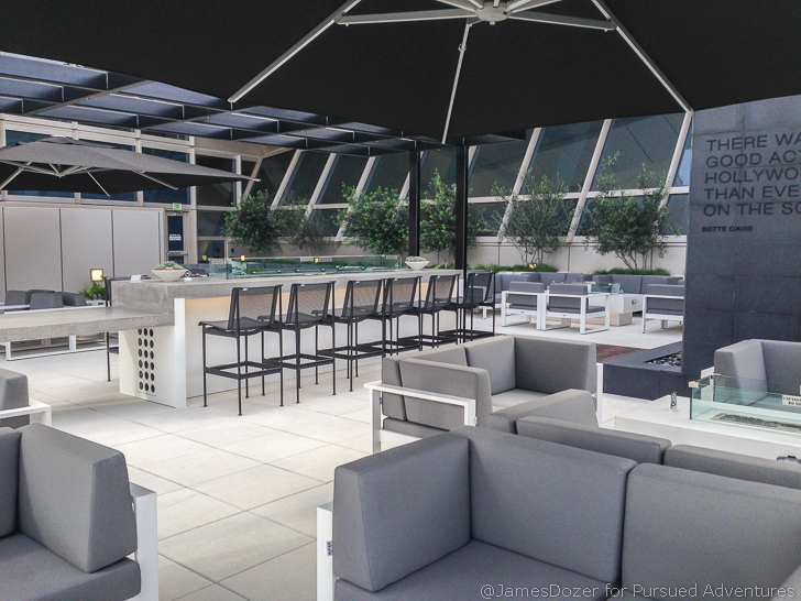 Star Alliance Lounge LAX outdoor terrace