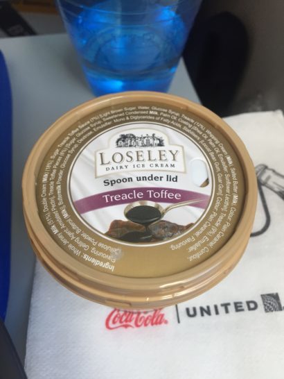 a container of ice cream