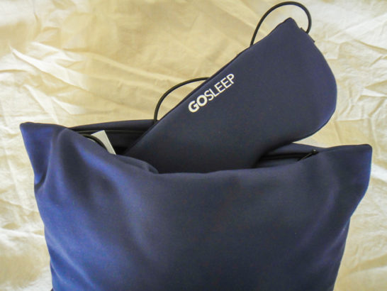 GoSleep Travel pillow and sleep mask