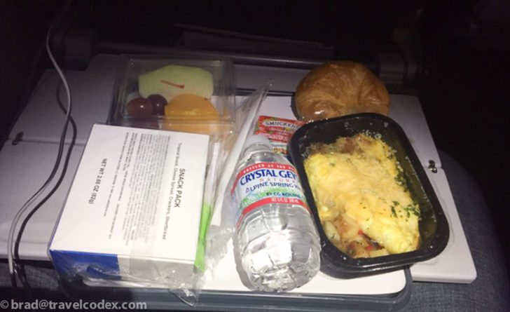 food on a tray on a tray