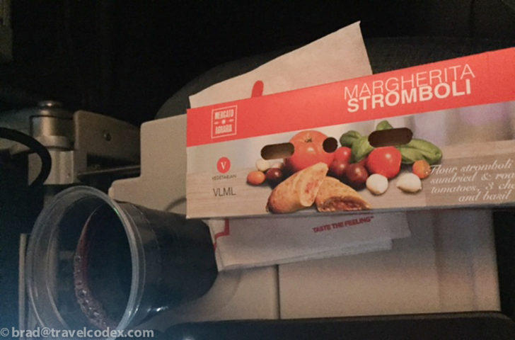 a package of food on a table
