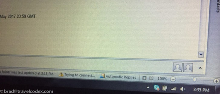 a screen shot of a computer