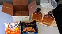 Alaska Airlines Premium Class snack