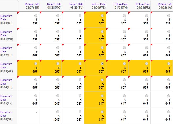 Asiana Airlines sale