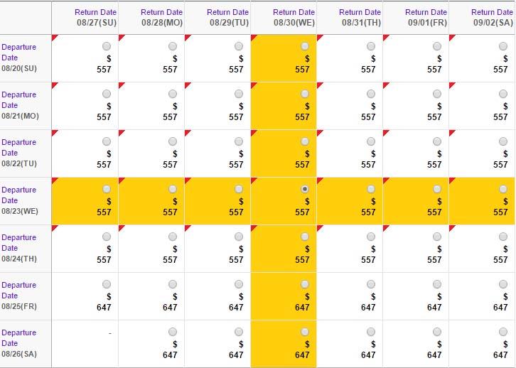 Asiana Airlines sale