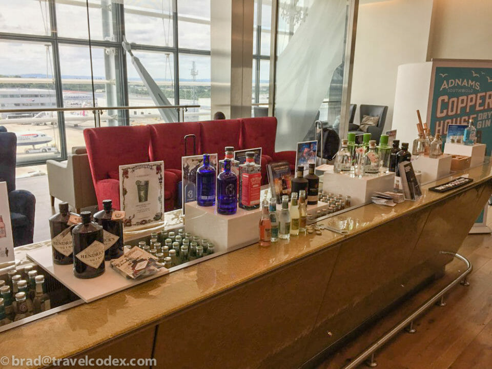 a bar with bottles of alcohol on it