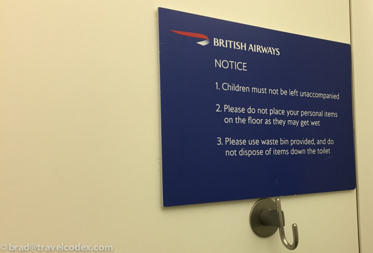 a blue sign on a wall