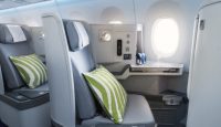 a seat in a plane