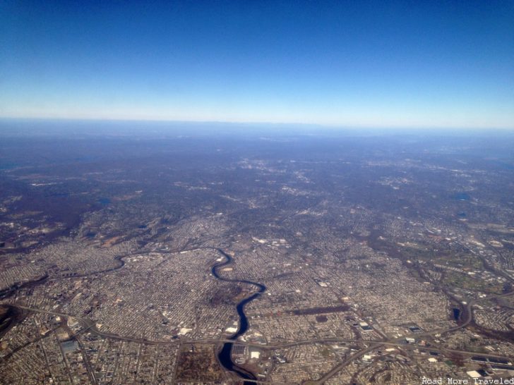 Somewhere over New Jersey