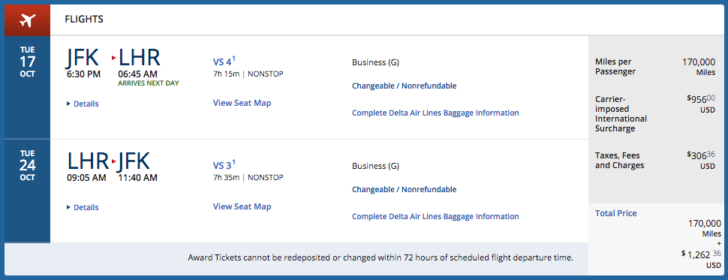 a screenshot of a flight schedule