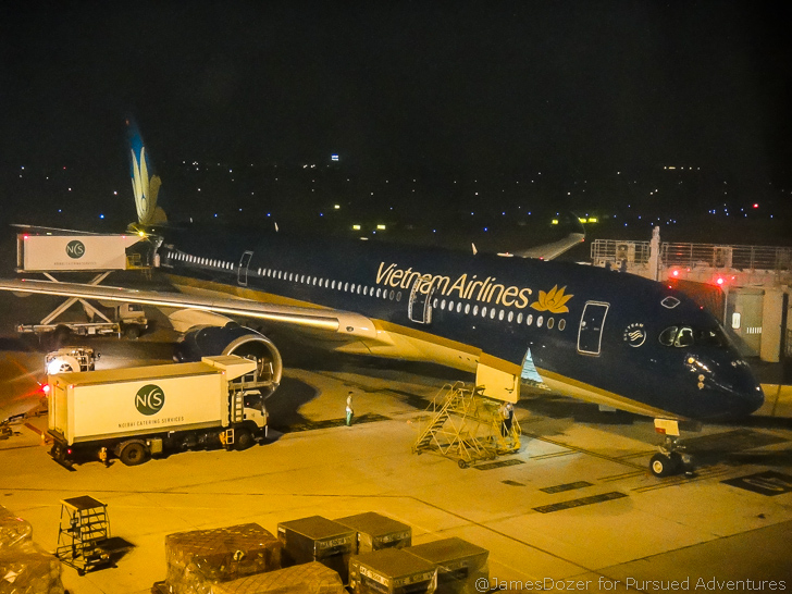 an airplane at an airport