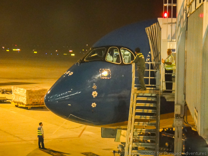 a plane on the tarmac