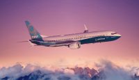 a plane flying in the sky