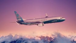a plane flying in the sky