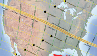 a map of the solar eclipse of the united states