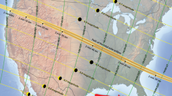 a map of the solar eclipse of the united states