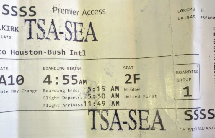 SSSS boarding pass