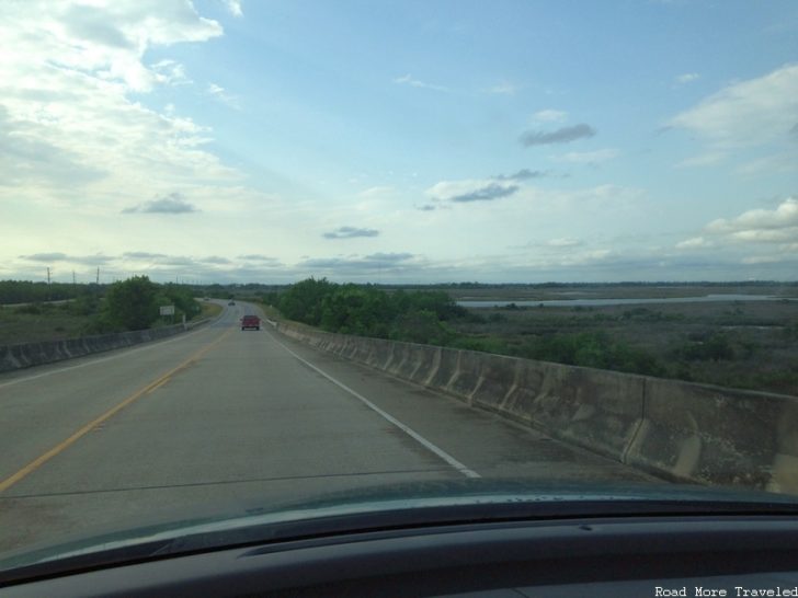 Creole Nature Trail - Hackberry Intracoastal Waterway bridge