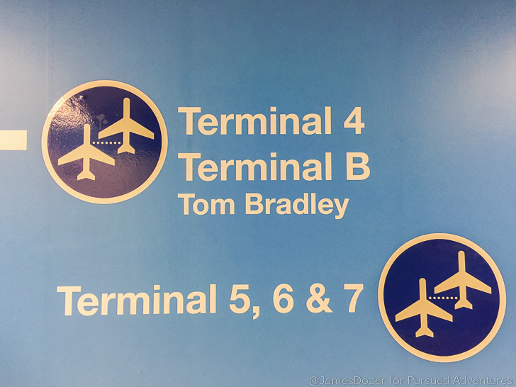 lax travel between terminals