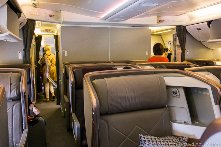 Singapore Airlines Business Class