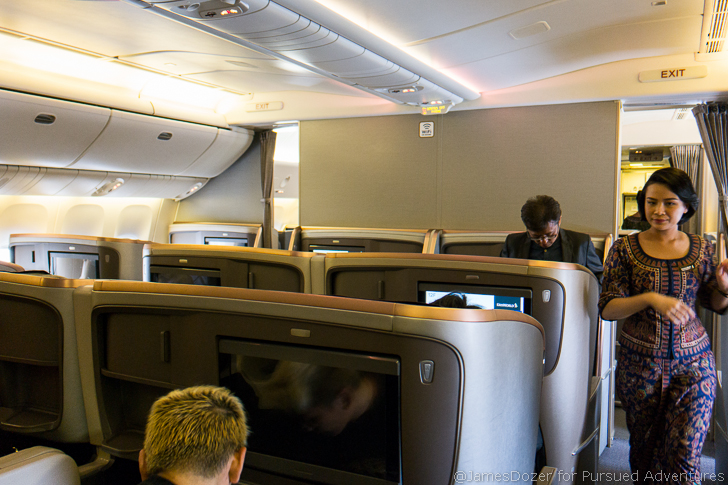 Singapore Airlines Business Class