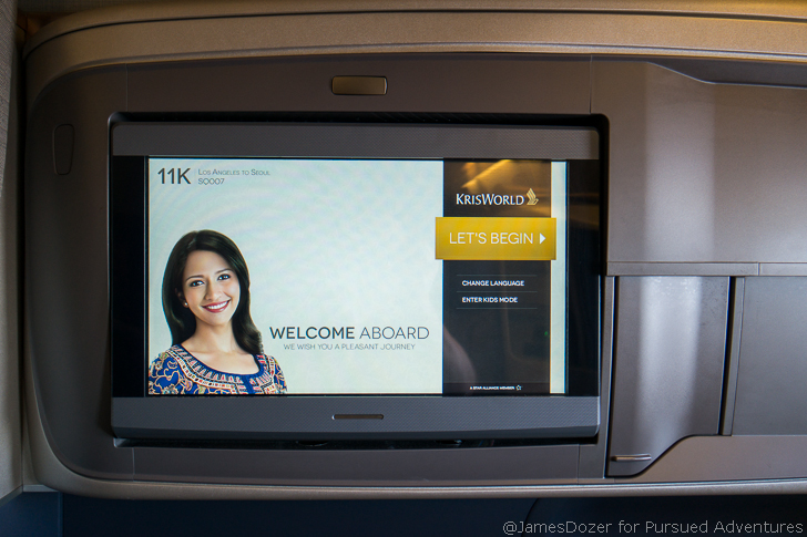 Singapore Airlines Business Class