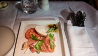 Singapore Airlines Business Class meal