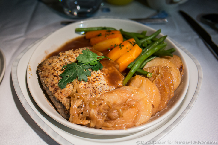 Singapore Airlines Business Class supper
