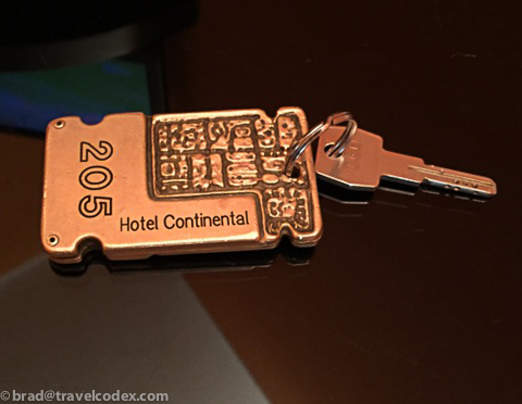 a key on a key chain