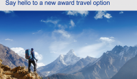 a person on a mountain
