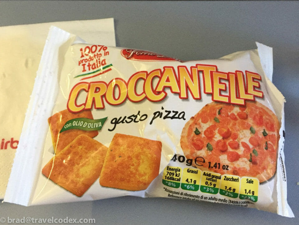 a bag of food on a table