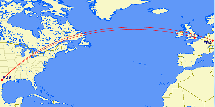 Norwegian Air New Austin Service - existing TATL routes