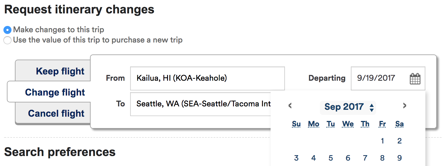 a screenshot of a travel website