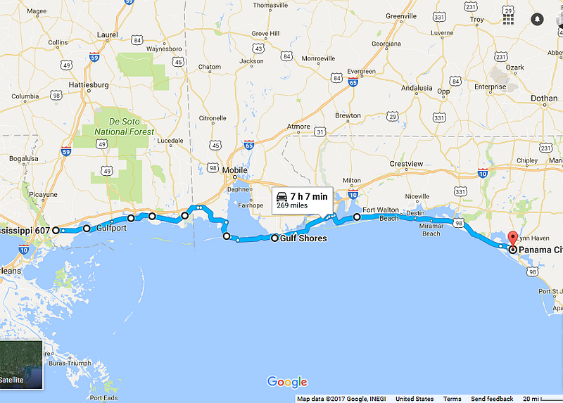 Redneck Riviera Scenic Route