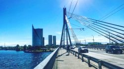 a bridge with cars on it