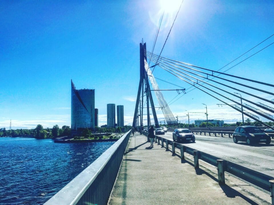 a bridge with cars on it